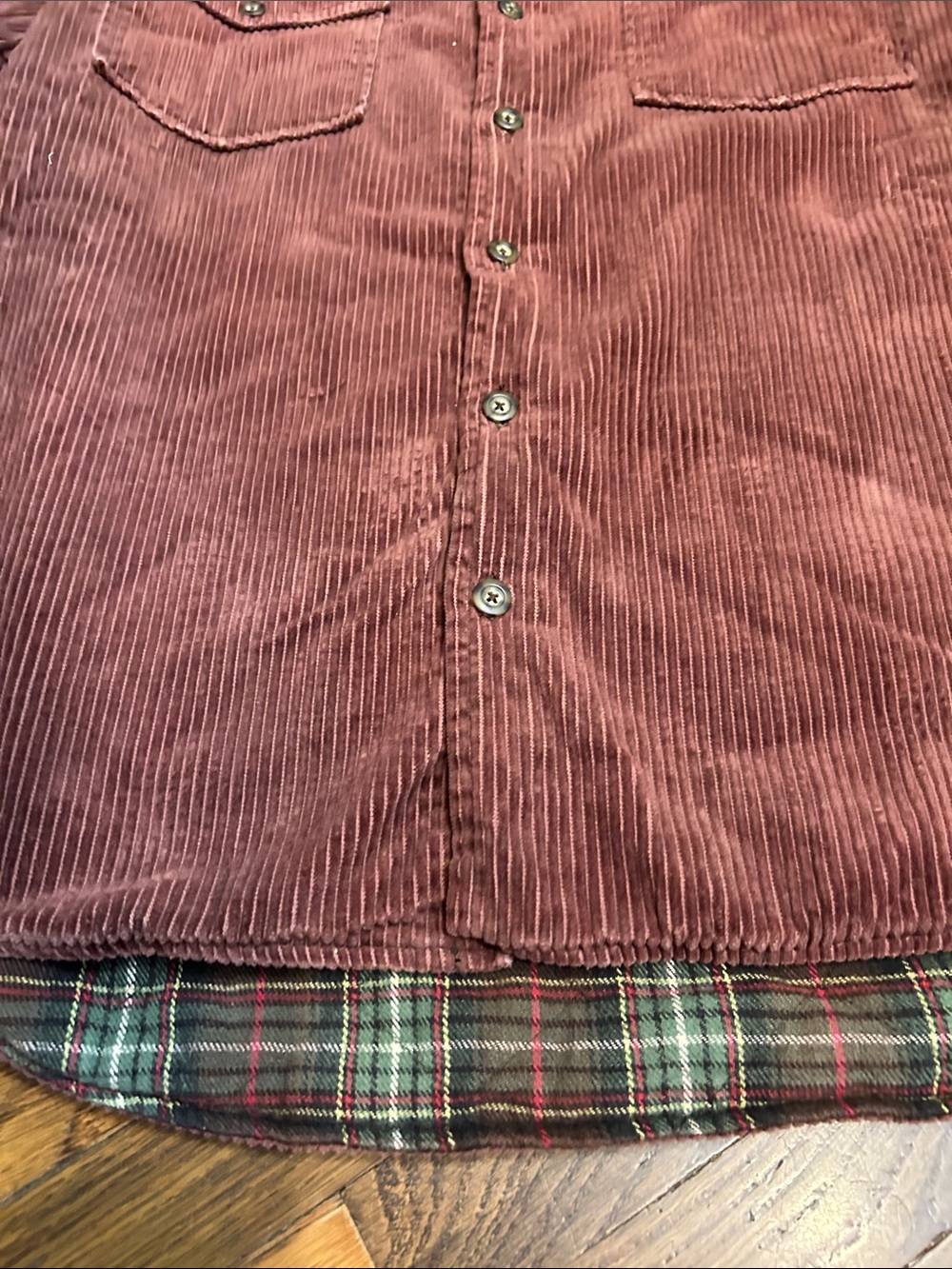 J. Crew Burgundy Corduroy Shirt Jacket - Picture 7 of 14